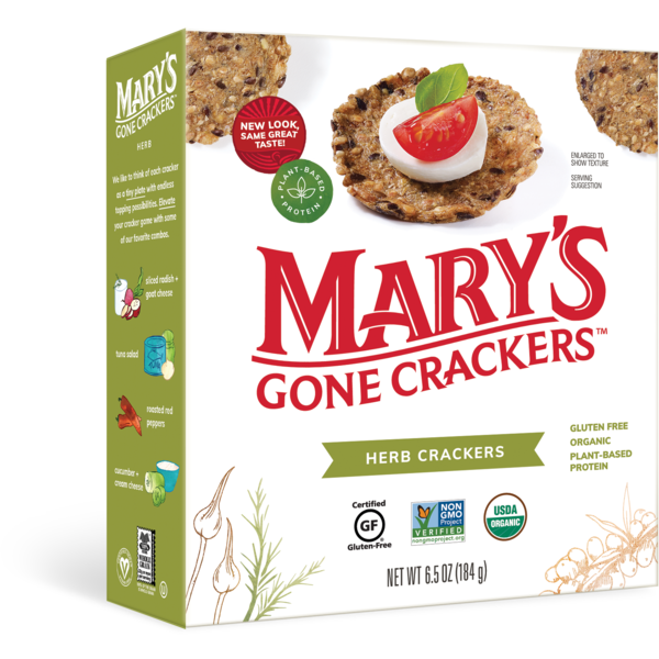 Crackers Mary's Gone Crackers Herb hero