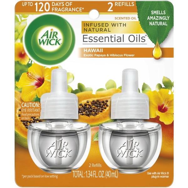 Air Fresheners & Candles Air Wick® Plug in Scented Oil Refill, 2ct, Hawaii hero