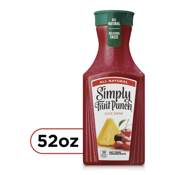 Refrigerated Juice, Coffee, & Tea Simply Fruit Punch Juice hero