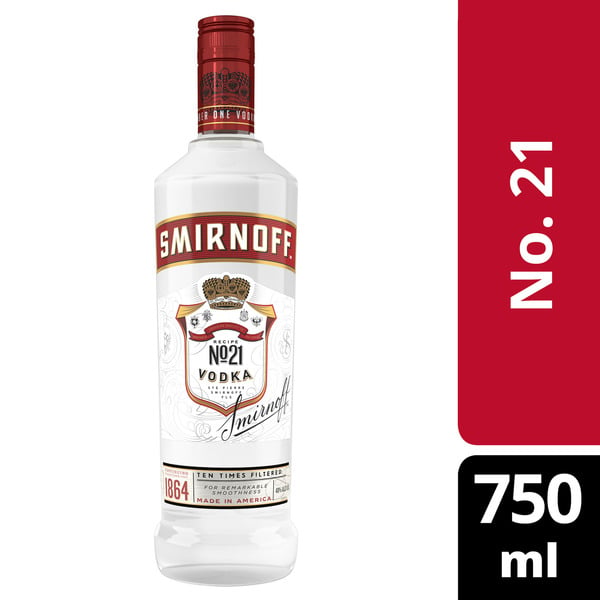 Vodka Smirnoff No. 21 80 Proof Vodka hero