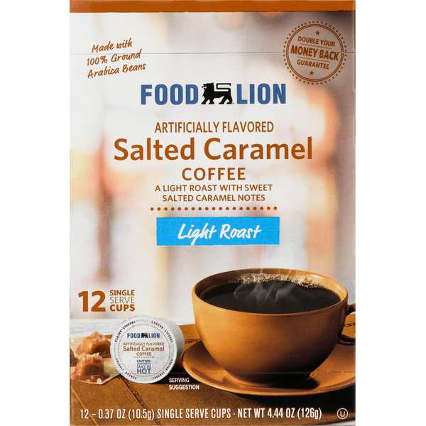 Coffee Food Lion Salted Caramel Coffee Single Serve Cups hero