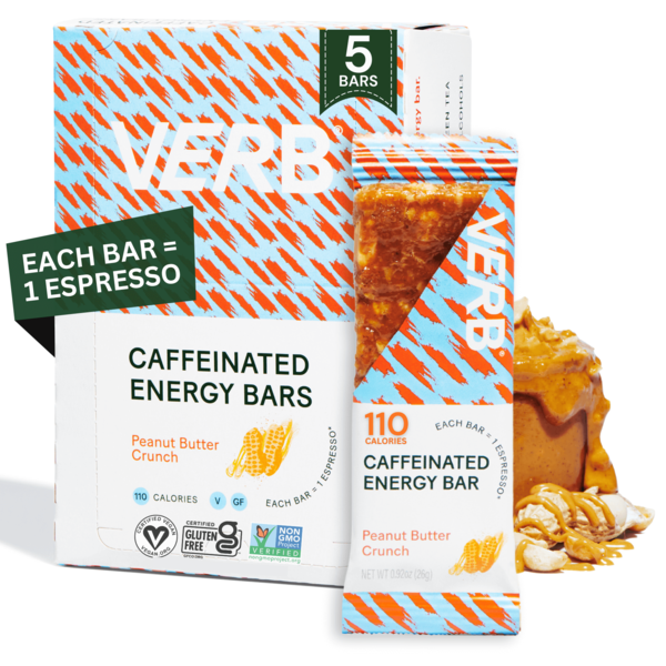 Energy & Granola Bars Verb Energy  Gluten Free Caffeinated Energy Bars,  Peanut Butter Crunch hero