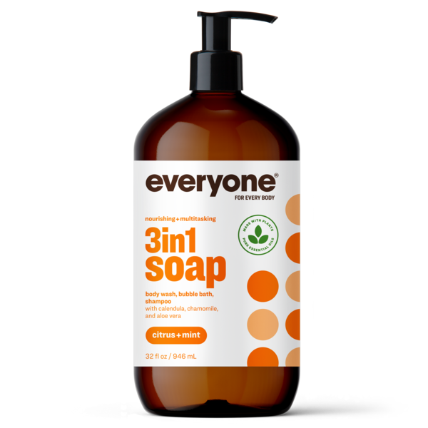 Everyone Citrus + Mint 3 in 1 Soap hero