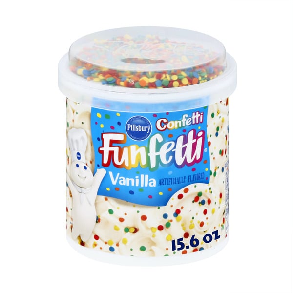 Baking & Supplies Pillsbury Funfetti Confetti Vanilla Frosting hero