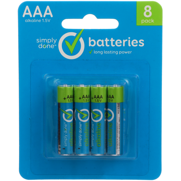 More Household Simply Done AAA Alkaline Batteries hero