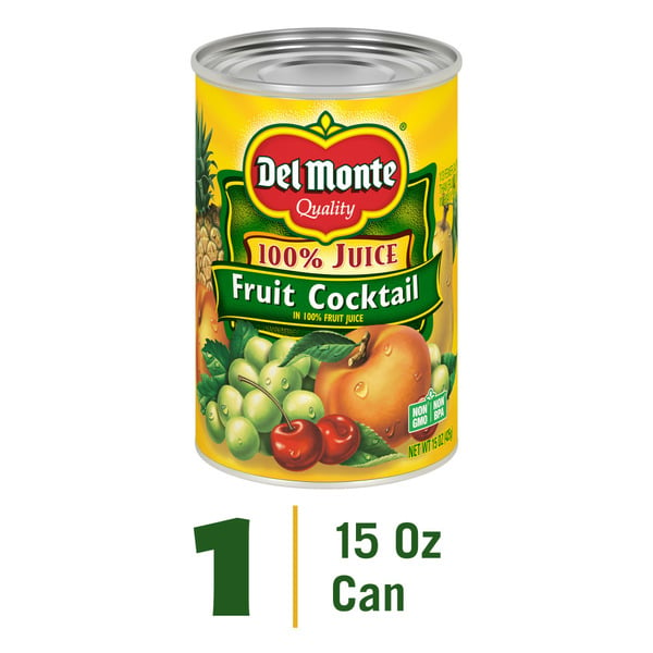 Canned Fruit & Applesauce Del Monte Fruit Cocktail in Fruit Juice hero