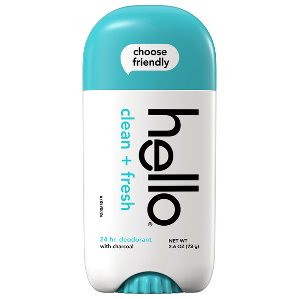 Deodorants hello Deodorant with Activated Charcoal, Fresh hero