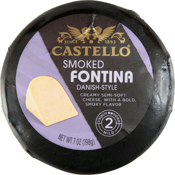 Packaged Cheese Castello Cheese, Fontina, Smoked, Danish-Style, Mild hero