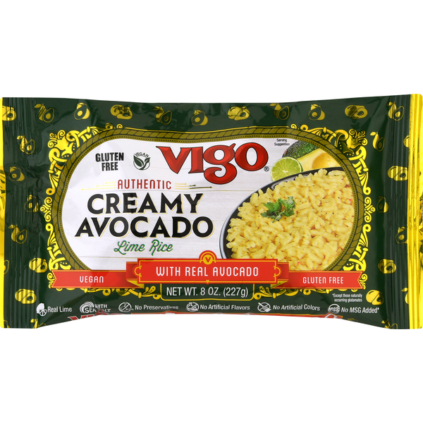 Grains, Rice & Dried Goods Vigo Lime Rice, Creamy Avocado, Authentic hero