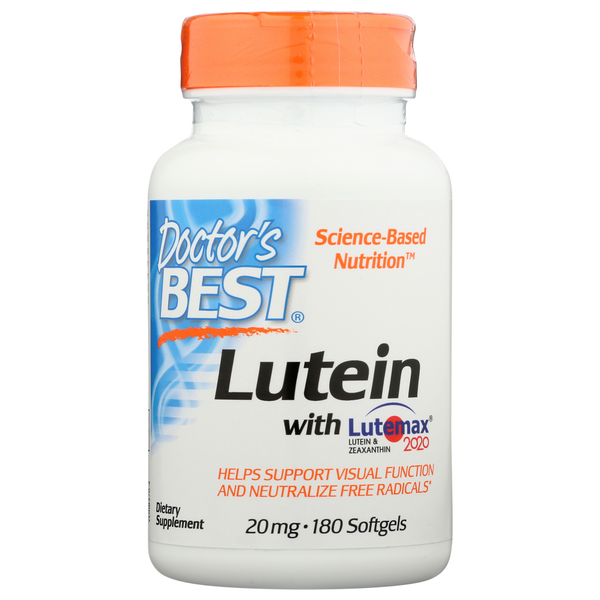 Dietary Supplements Doctor’s Best Lutein With Lutemax hero