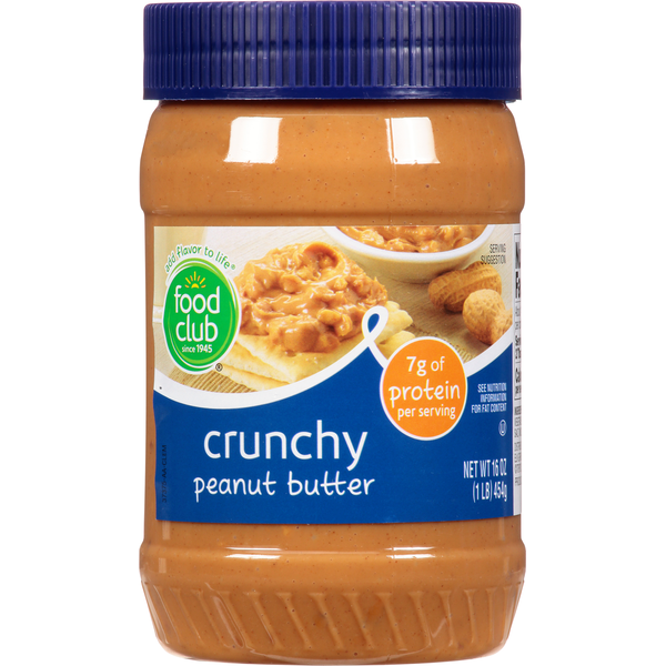 Spreads Food Club Peanut Butter, Crunchy hero