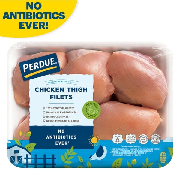 Packaged Poultry Perdue Chicken Thigh Filets hero