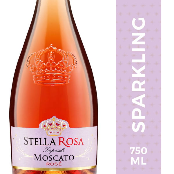 Sparkling Stella Rosa Imperiale Moscato Rosé Italian Sparkling Rosé Wine hero