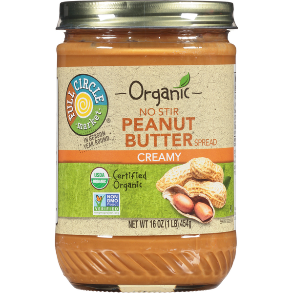 Spreads Full Circle Peanut Butter Spread, Creamy hero