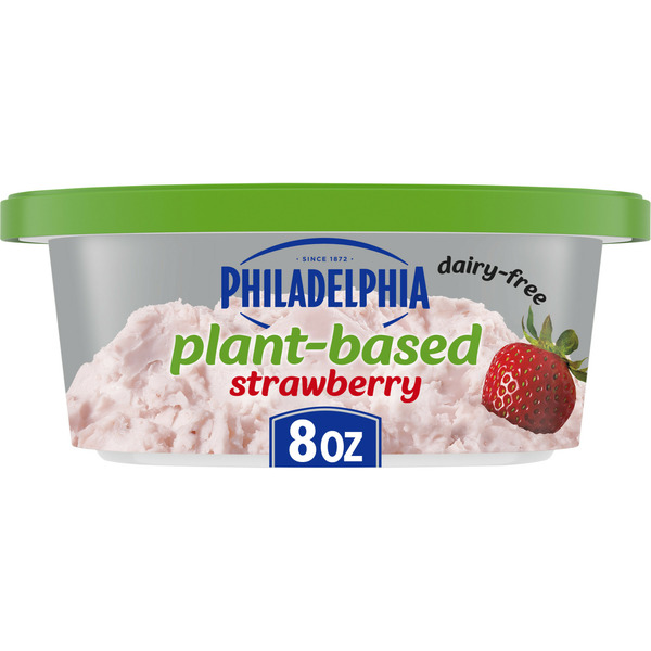 Other Creams & Cheeses Philadelphia Non-Dairy Plant-Based Strawberry "Cream Cheese" Spread hero