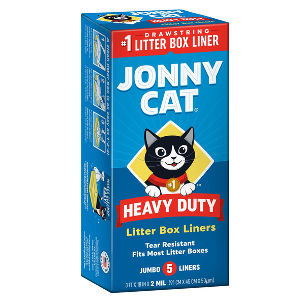 Cat Food & Care Jonny Cat Heavy Duty Tear-Resistant Litter Box Liners hero