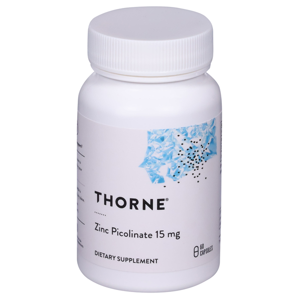 Thorne Zinc Picolinate, 15 mg, Capsules hero