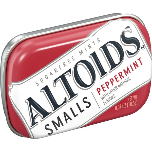 Mint & Gum Altoids Smalls Peppermint Sugar Free Breath Mints Single Pack hero