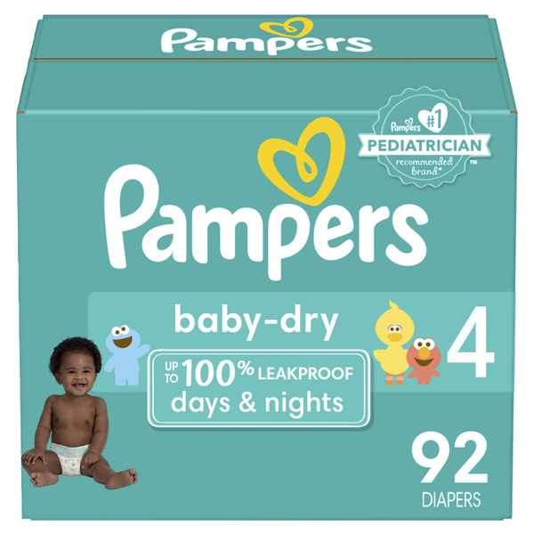 Diapers & Wipes Pampers Baby Dry Size 4 hero