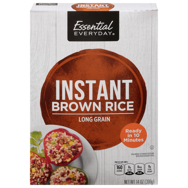 Grains, Rice & Dried Goods Essential Everyday Brown Rice, Instant, Long Grain hero