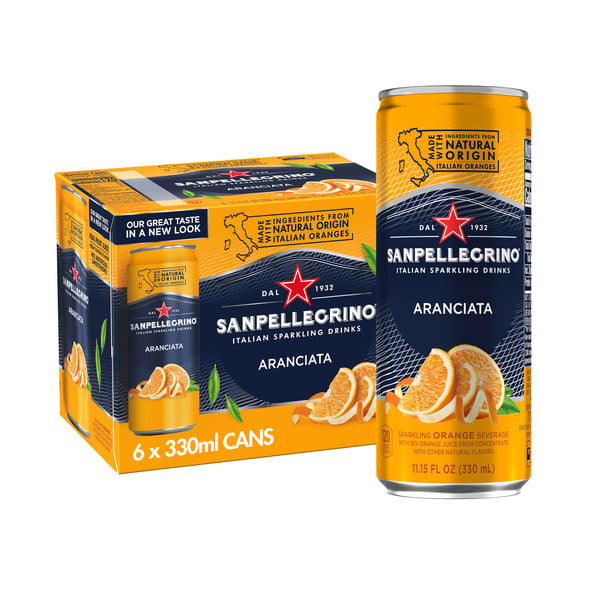 Seltzer & Sparkling Drinks San Pellegrino Orange hero