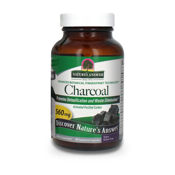 Vitamins & Supplements Nature's Answer Charcoal Capsules hero