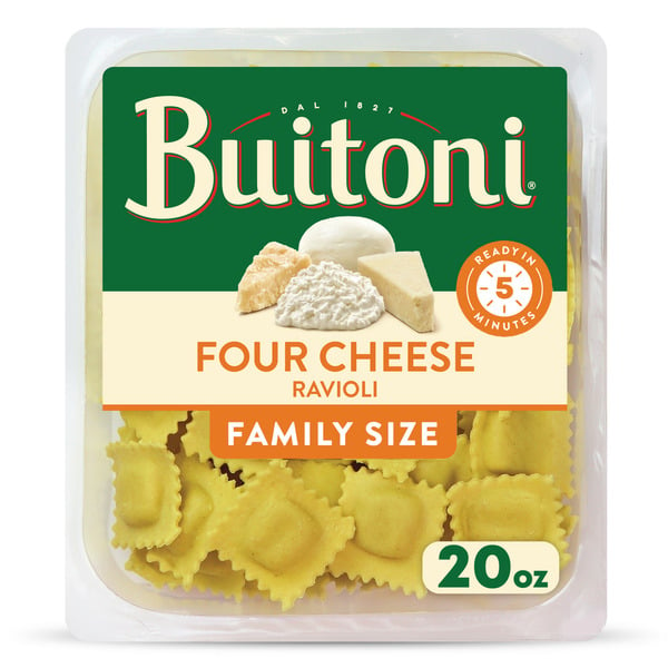 Fresh Pasta Buitoni Four Cheese Ravioli, Refrigerated Pasta hero