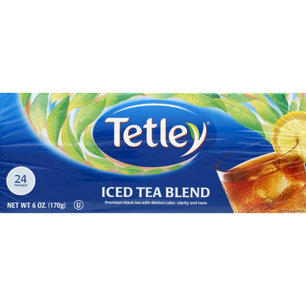 Tea Tetley Iced Tea Blend, Round Tea Bags hero