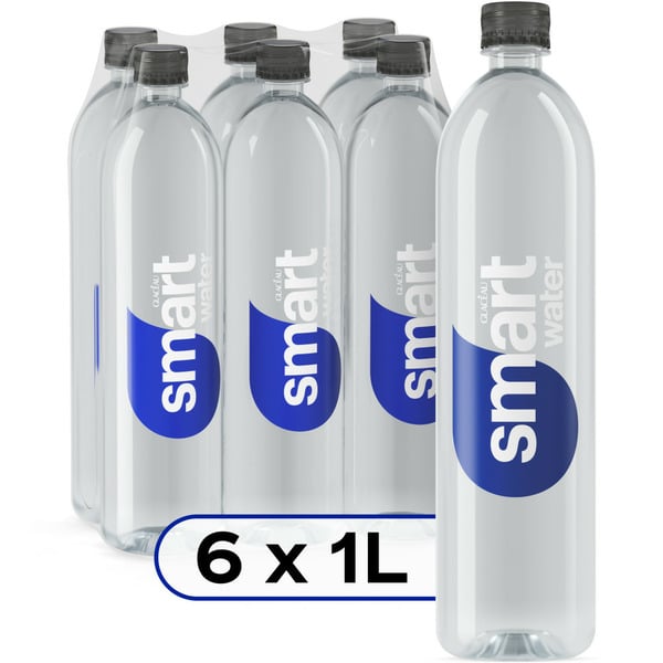 Water, Seltzer & Sparkling Water smartwater Vapor Distilled Premium Water Bottles hero