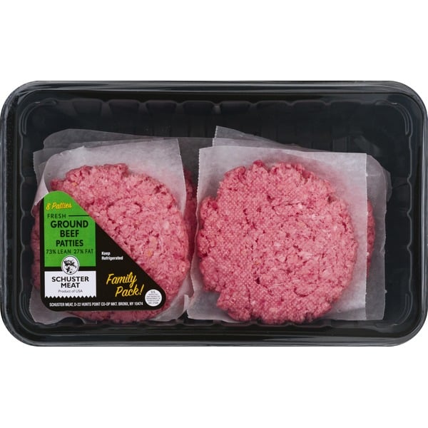 Fresh Beef, Lamb, Veal Fresh Ground Beef Patties 73% Lean Family Pack hero