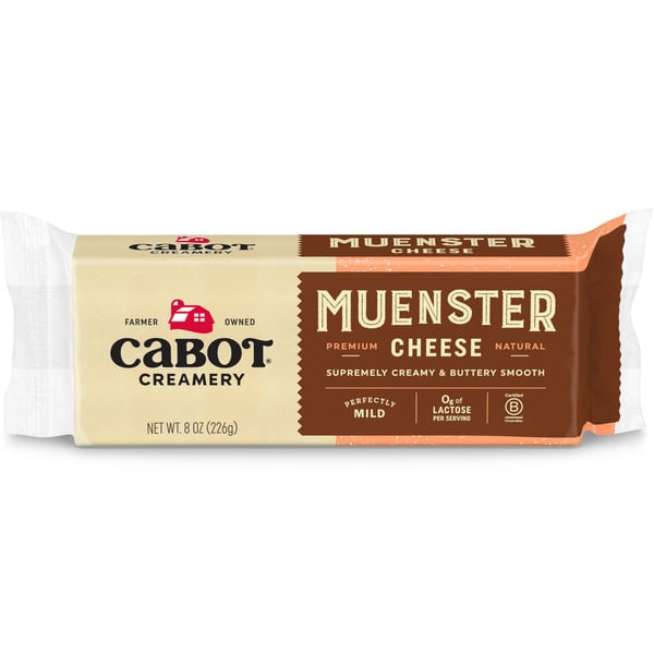 Specialty & Seasonal Cheese Cabot Muenster Cheese hero