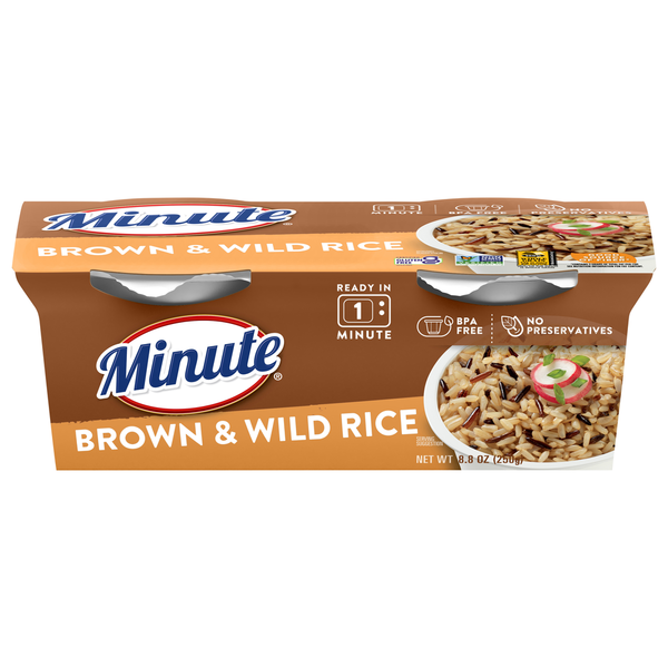 Boxed Meals & Side Dishes Minute Rice Brown & Wild Rice hero