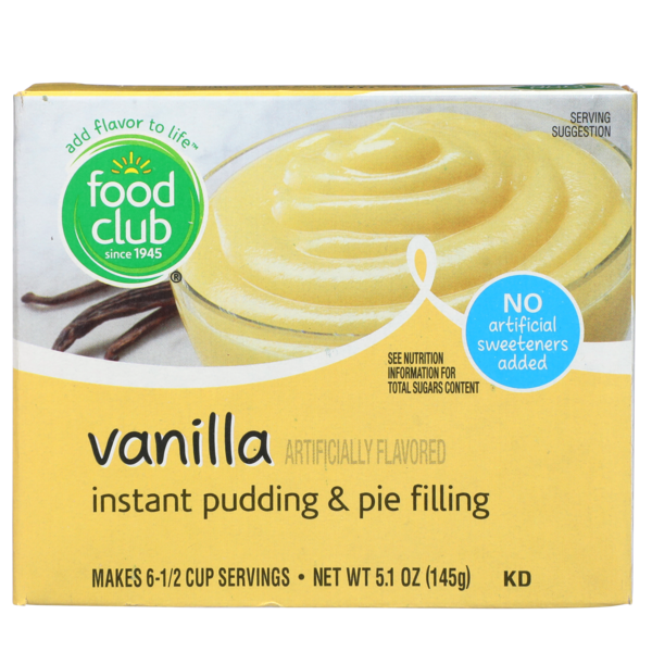 Doughs, Gelatins & Bake Mixes Food Club Vanilla Instant Pudding & Pie Filling hero