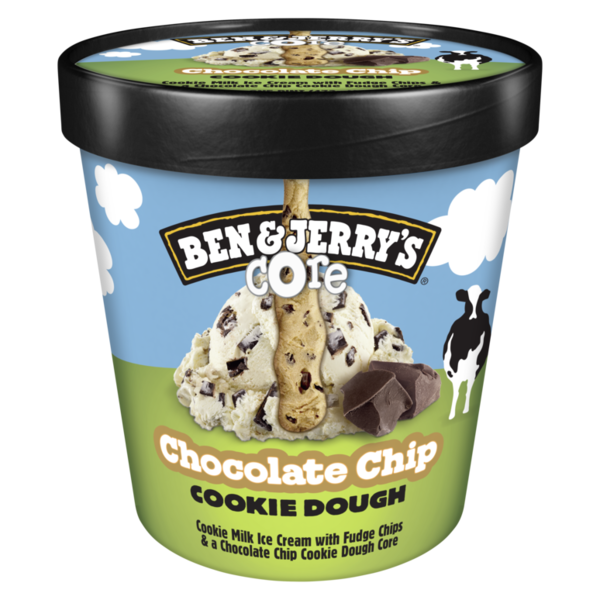 Ice Cream & Ice Ben & Jerry's Chocolate Chip Cookie Dough Cookie Milk Ice Cream Pint hero