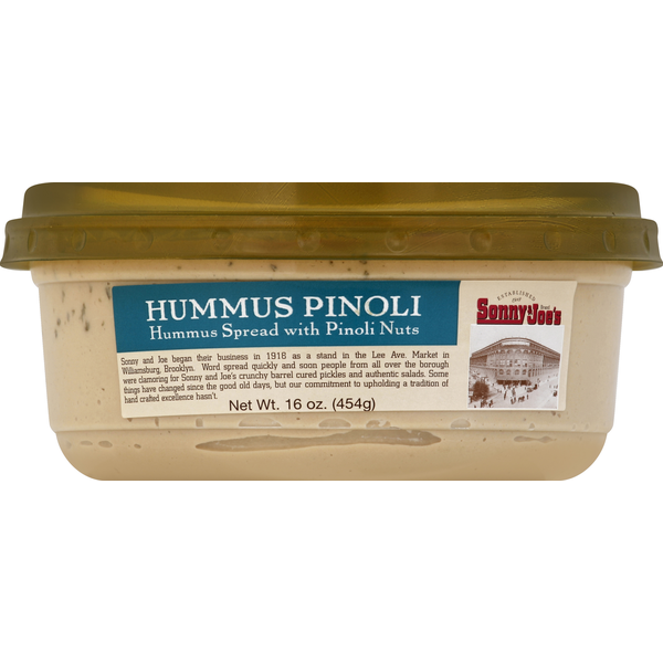 Fresh Dips & Tapenades Sonny & Joe's Hummus Spread, with Pinoli Nuts hero