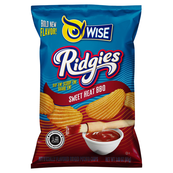 Wise Potato Chips, Sweet Heat BBQ hero