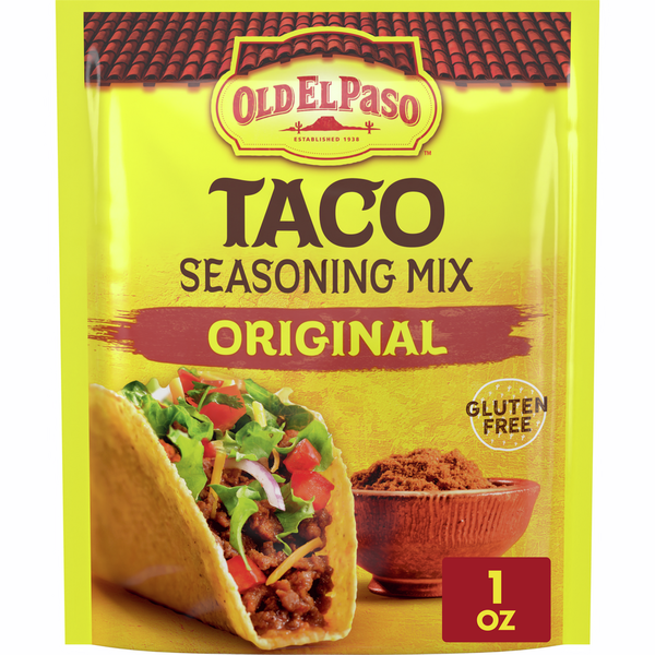 Latin & Hispanic Cuisine Old El Paso Taco Seasoning Mix, Original Flavor hero