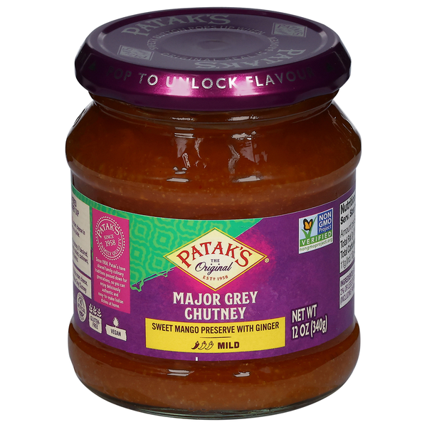 Indian Foods Patak's Chutney Major Grey hero