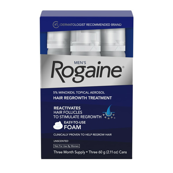 Hair Care ROGAINE Men's 5% Minoxidil Foam Treatment hero