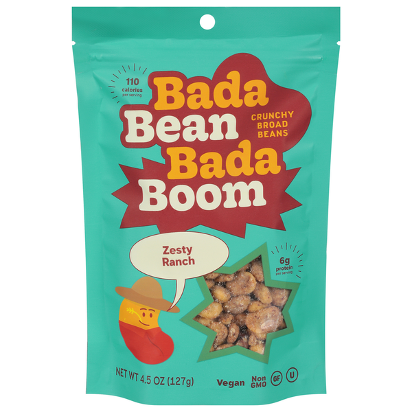 Canned Meals & Beans Bada Bean Bada Boom Broad Beans, Crunchy, Zesty Ranch hero