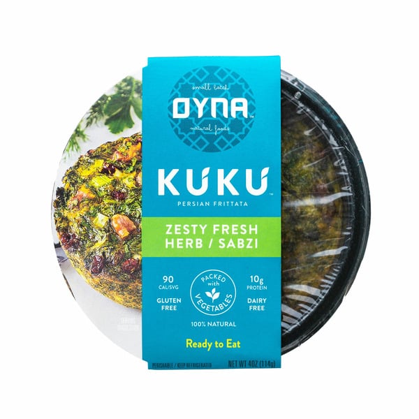 Oyna Natural Foods Kuku Persian frittata , Zesty Fresh Herb / SABZI hero