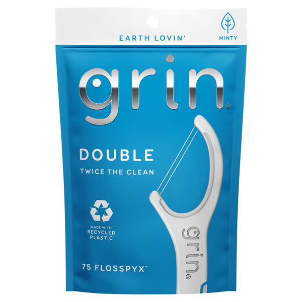 Oral Hygiene Grin Oral Care FLOSSPYX Flosspyx, Minty, Double hero