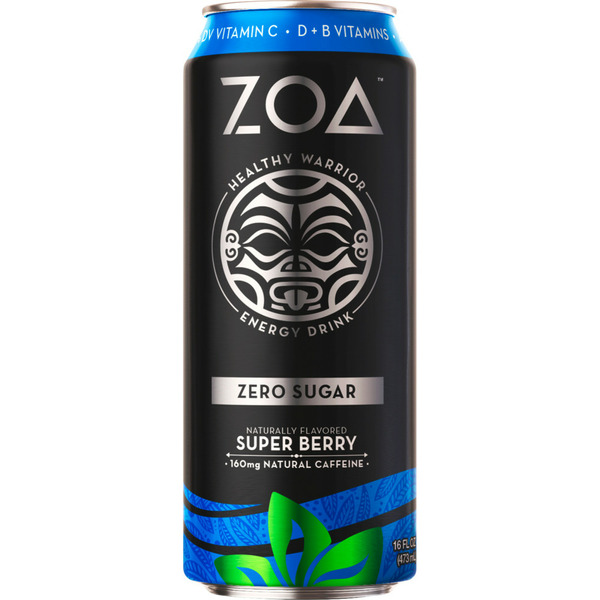 Energy & Sports Drinks Zoa Super Berry Zero Sugar Energy Drink hero