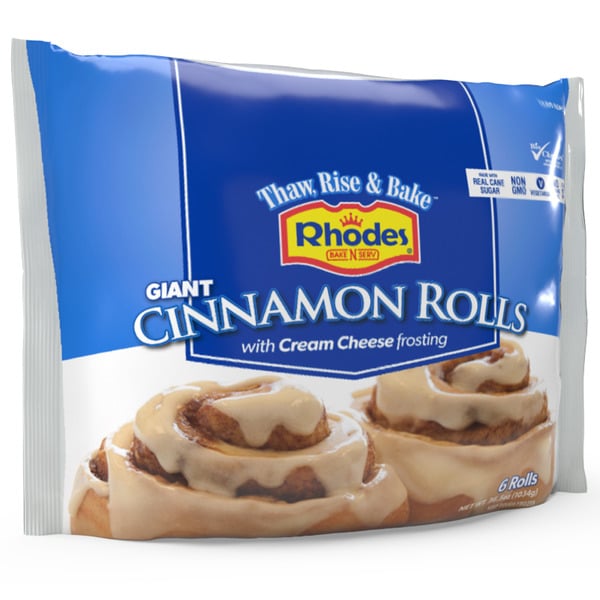 Bakery Desserts Rhodes Bake-N-Serv Giant Cinnamon Rolls hero