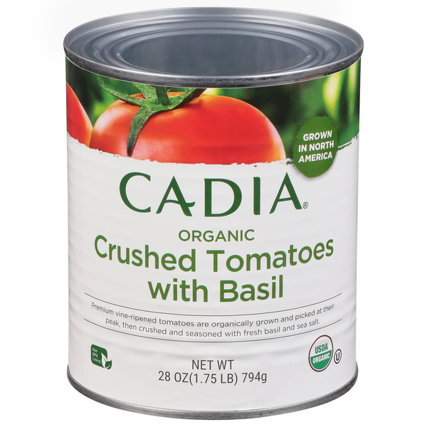 Canned & Jarred Vegetables CADIA Tomatoes, Organic, Crushed hero