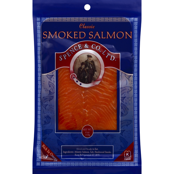 Packaged Seafood Spence & Co., Ltd. Salmon, Smoked, Classic hero