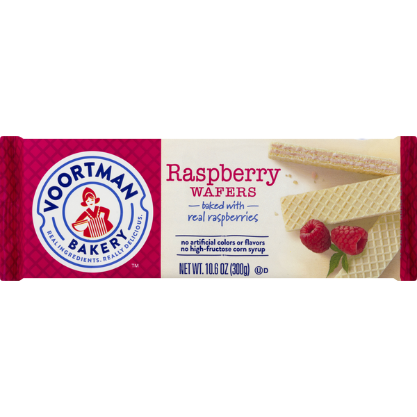 Cookies & Cakes Voortman Bakery Wafers, Raspberry hero