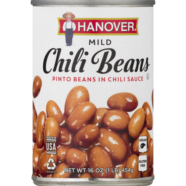 Canned Meals & Beans Hanover Chili Beans, Mild hero