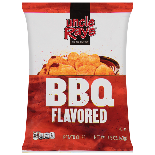 Chips & Pretzels Uncle Ray's Potato Chips, BBQ Flavored hero