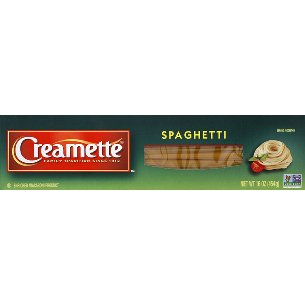 Dry Pasta Creamette Spaghetti hero